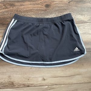 Adidas Women’s Marathon 10 Climalite Grey Running Tennis Athletic Skort SZ M